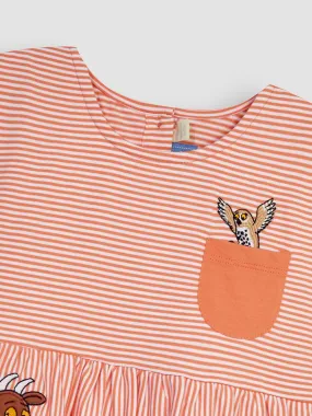 2-Piece Gruffalo Appliqué T-Shirt & Shorts Set in Pink