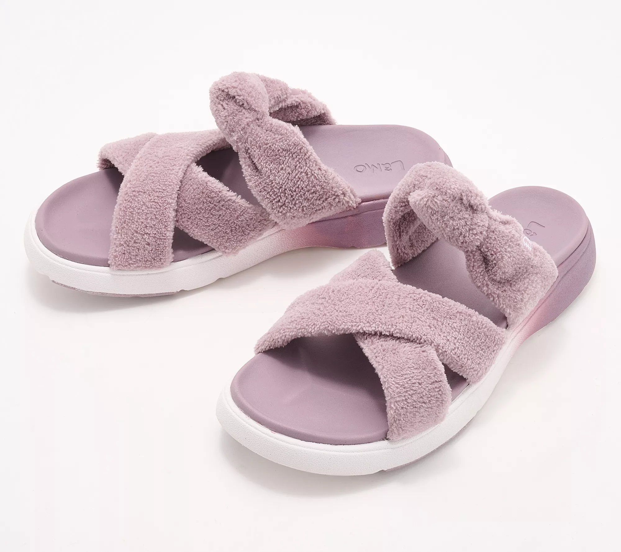 "As Is" Lamo Terry Cloth Crossband Sandals - Tiki