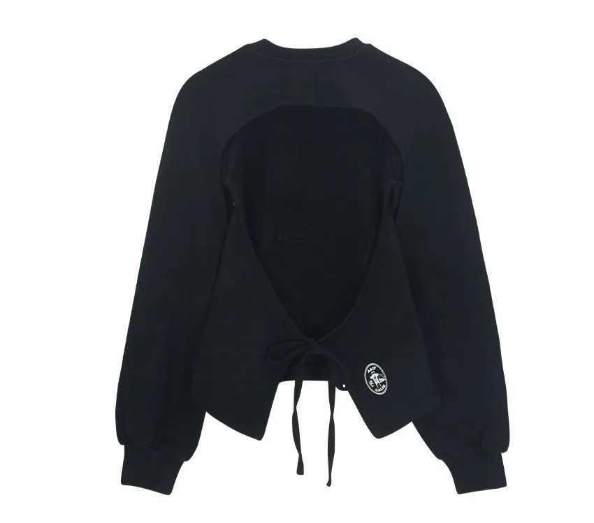 as if calie  |Street Style Long Sleeves Logo Hoodies & Sweatshirts