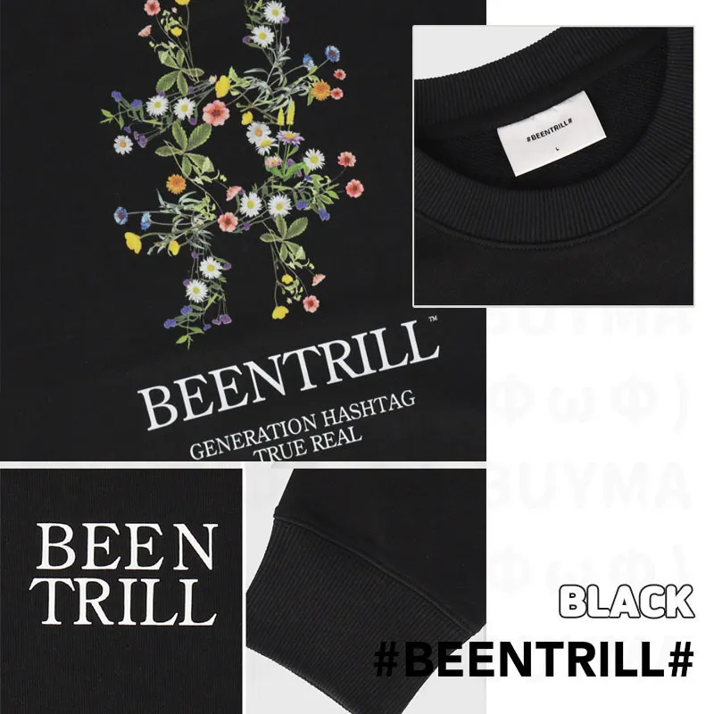 BEEN TRILL  |Unisex Street Style Cotton Logo Hoodies & Sweatshirts