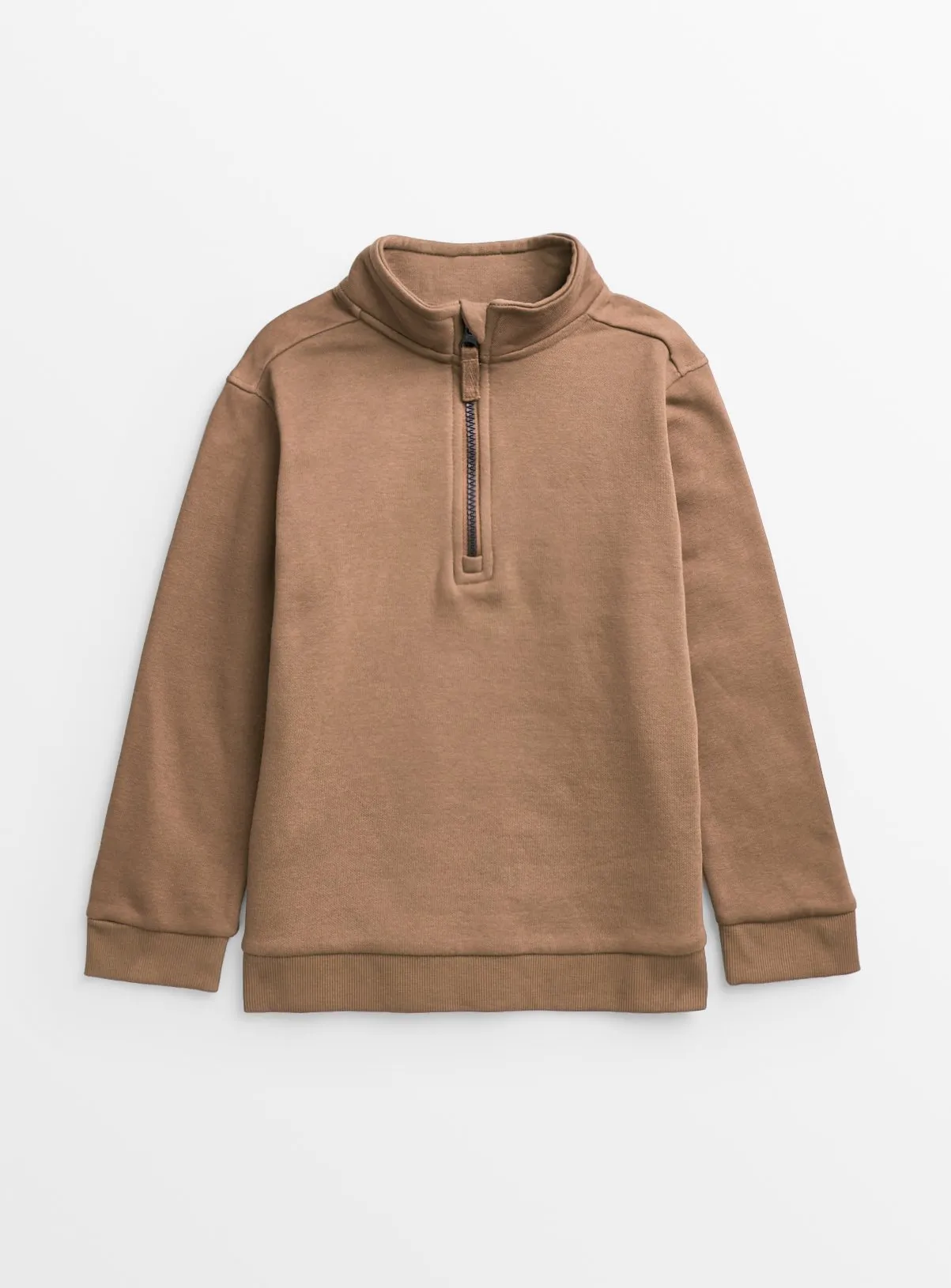 Buy Green Quarter Zip Sweatshirt 10 years | Jumpers and hoodies | Tu