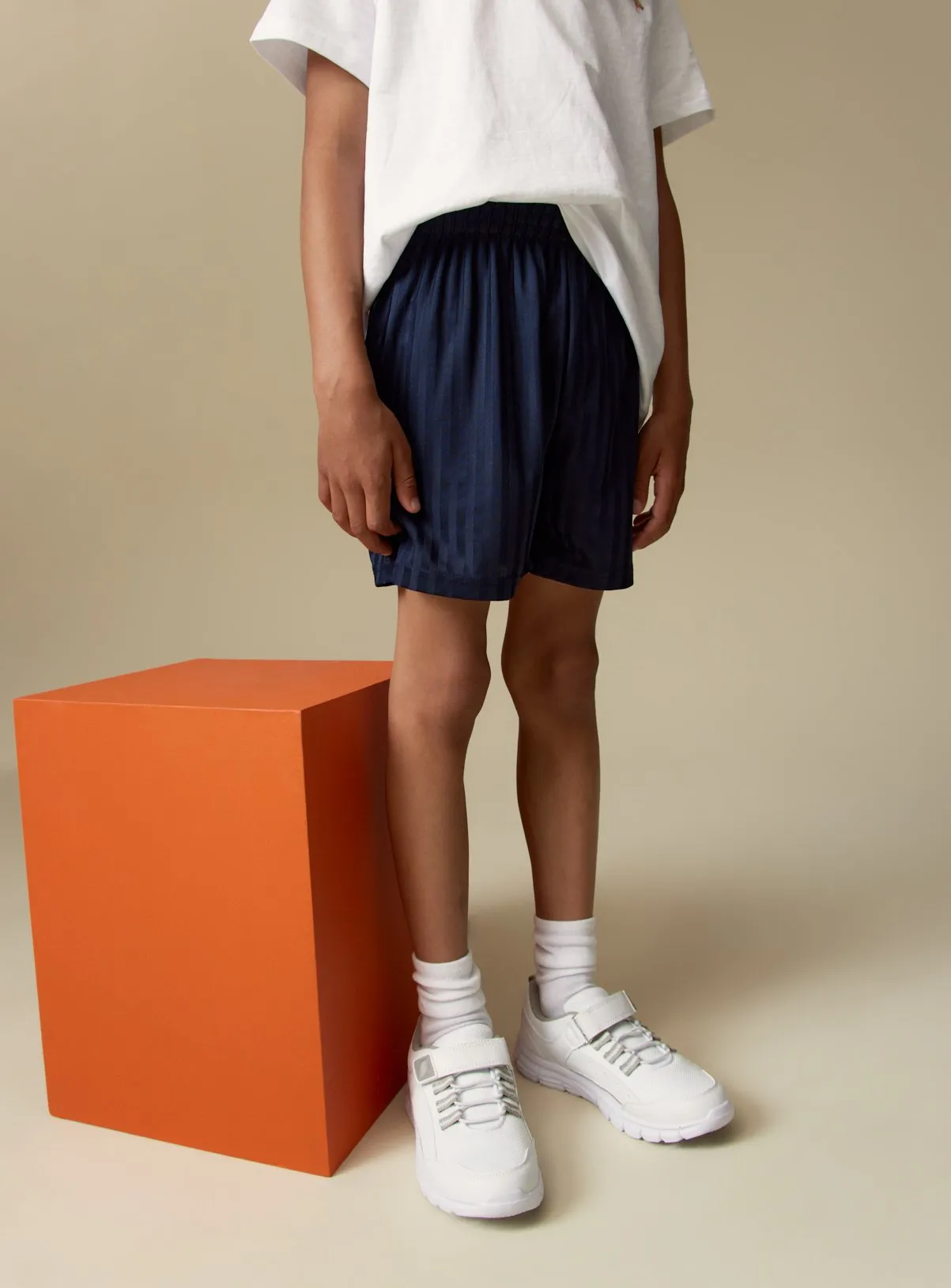 Buy Navy Football Shorts 2 Pack 7 years | PE kits | Tu