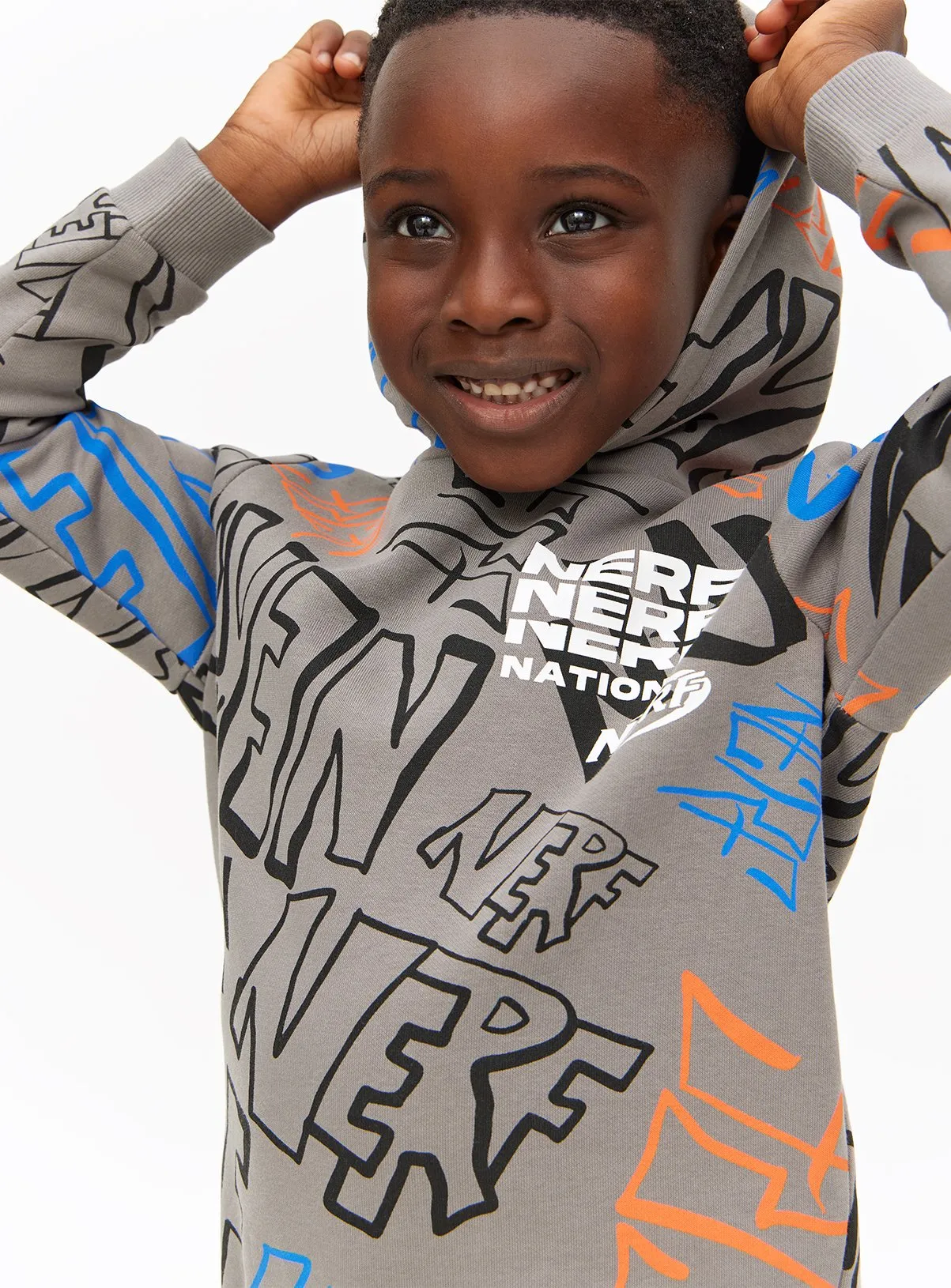 Buy Nerf Grey Hoodie & Joggers 8 years | Jumpers and hoodies | Tu