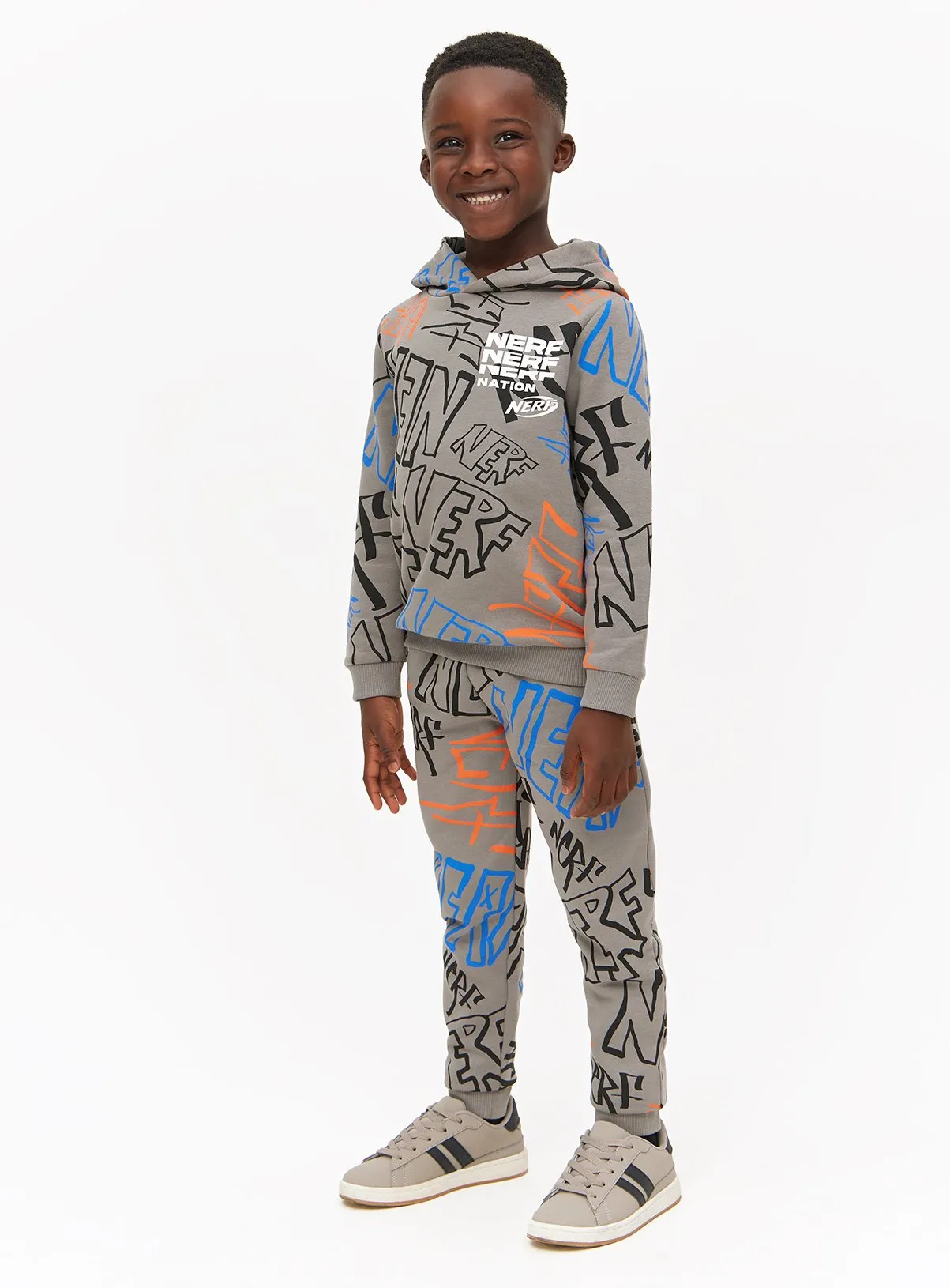 Buy Nerf Grey Hoodie & Joggers 8 years | Jumpers and hoodies | Tu