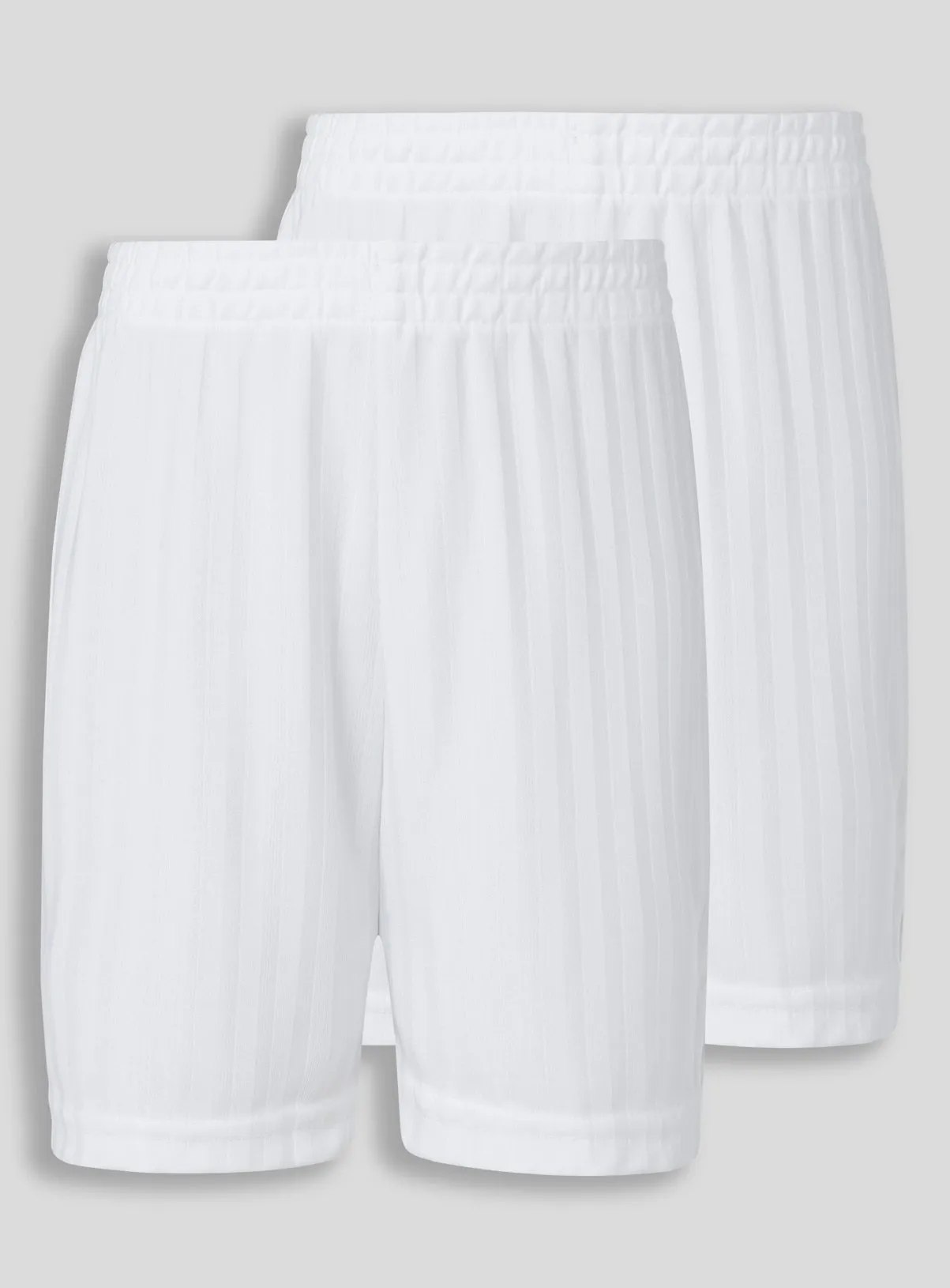 Buy White Football Shorts 2 Pack 8 years | PE kits | Tu