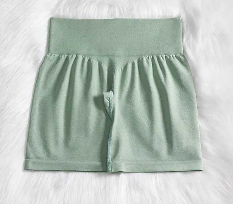 Camo Yoga shorts stretch fast dry breathable waist lift hips 14 colors