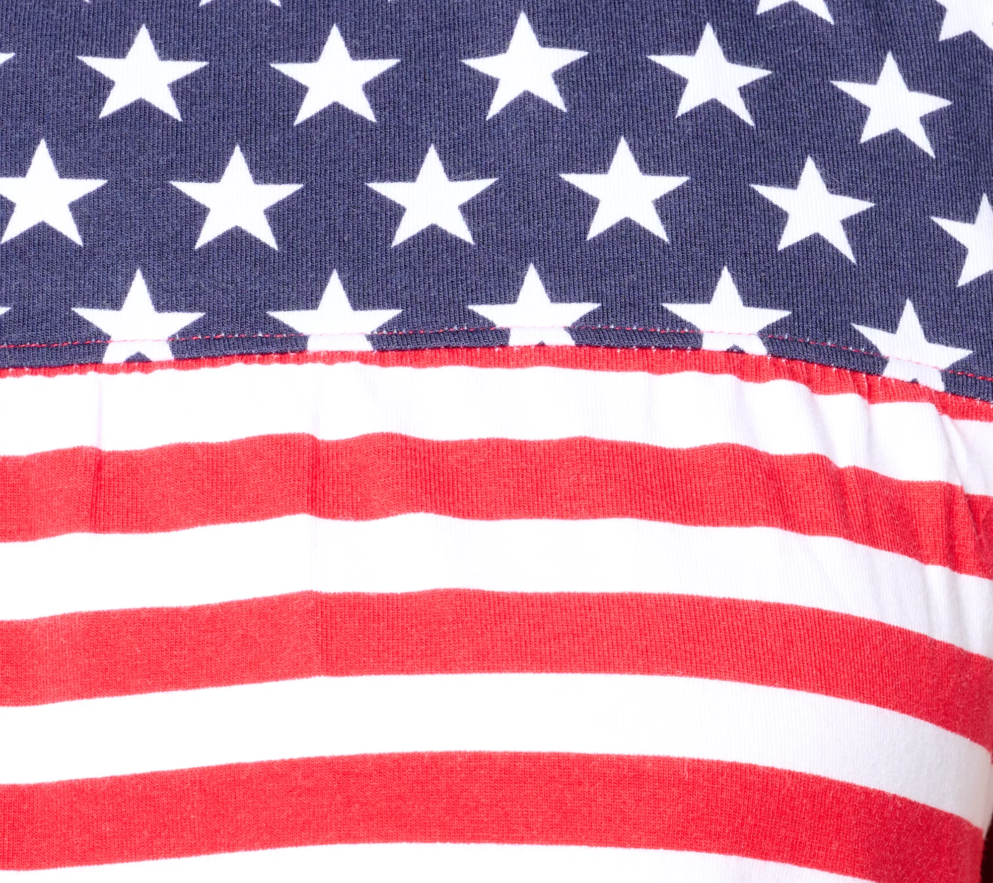 Denim & Co. Americana Favorite Jersey Stars & Stripes Swing Tank