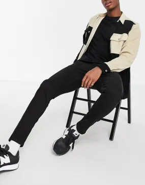 Don't Think Twice DTT skinny fit jeans in black