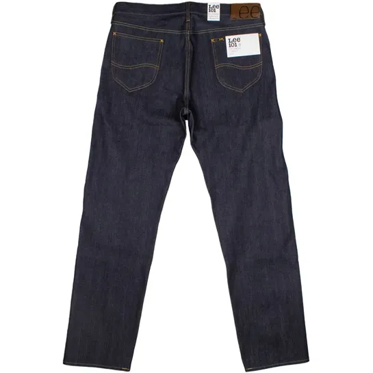 END OF LINE/CLEARANCE Lee 101B Jeans: Dry 14oz (Last Pair)