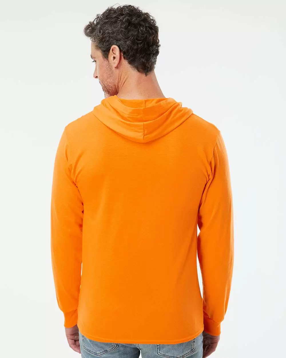 Fruit of the Loom 4930LSH HD Cotton™ Jersey Hooded T-Shirt SKU: 4930LSH
