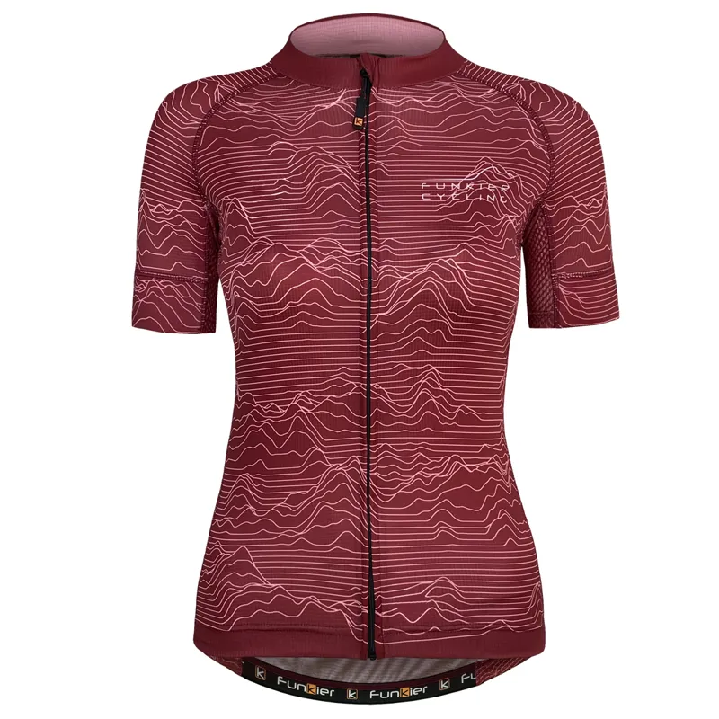Funkier Arissa Ladies Pro Short Sleeve Jersey In Red