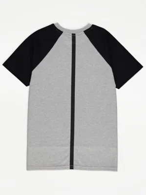 Grey Colour Block Jersey T-Shirt | Kids | George at ASDA