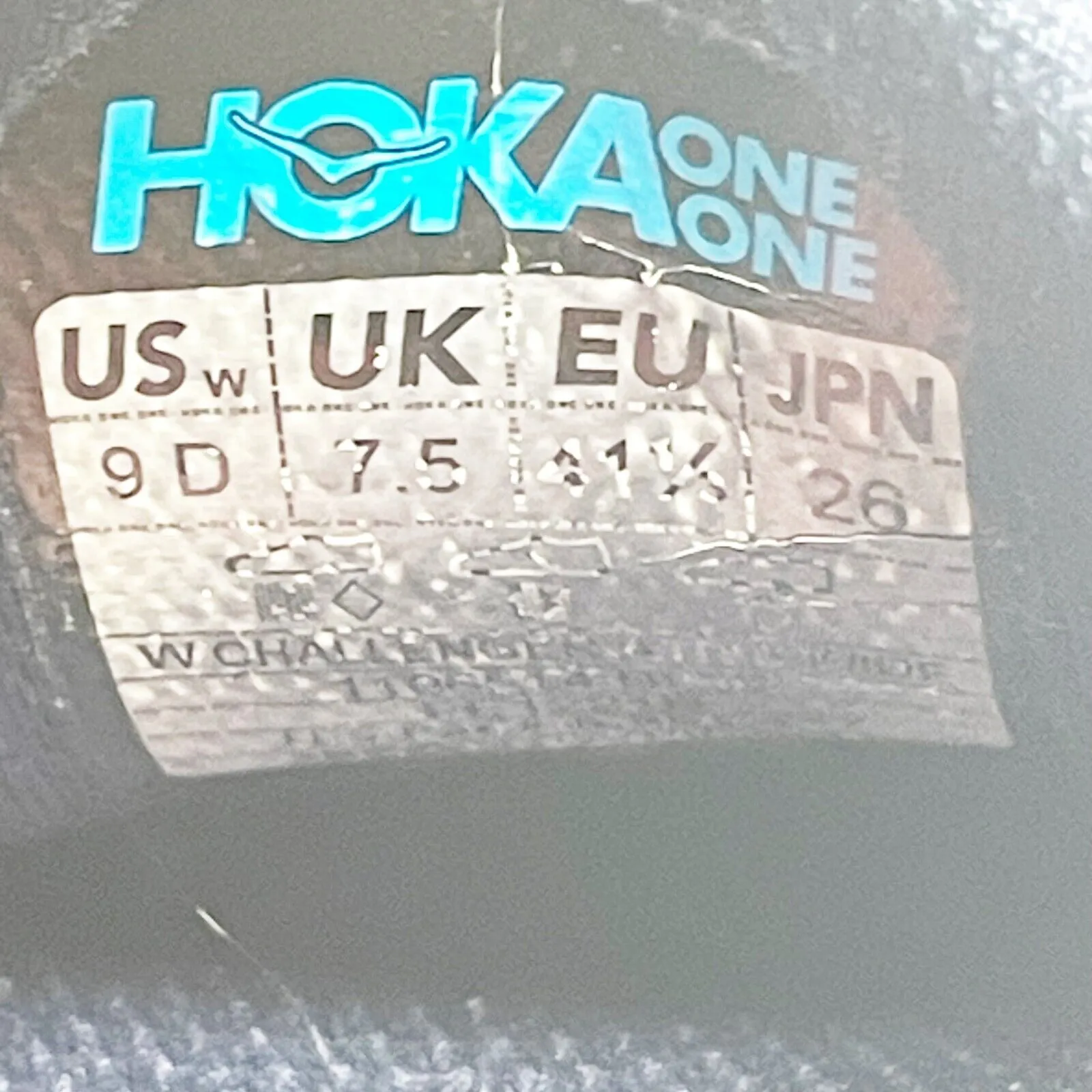 Hoka One One Womens Challenger ATR 6 1106512 BIHC Blue Running Shoes Sneakers 9D