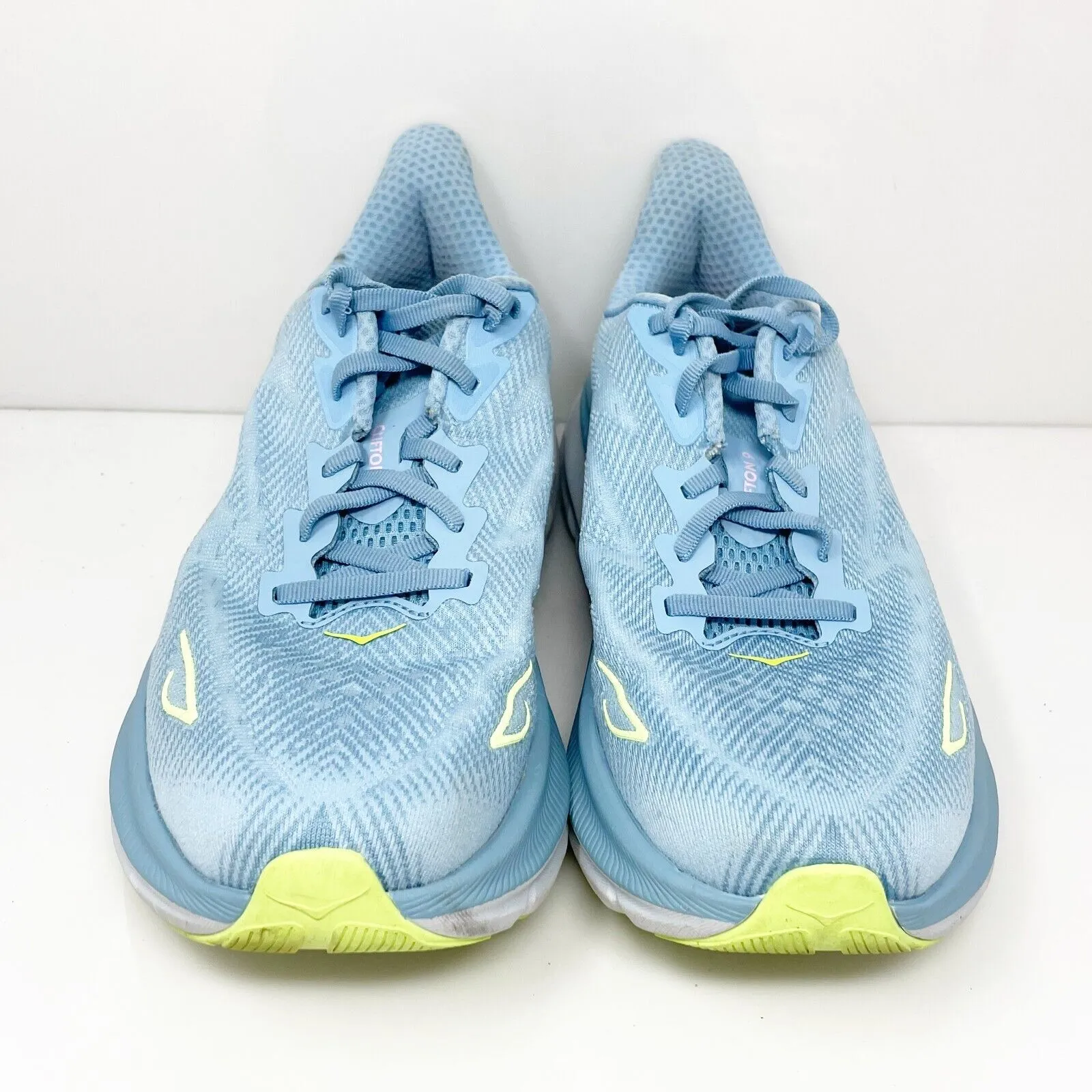 Hoka One One Womens Clifton 9 1132211 DNK Blue Running Shoes Sneakers Size 9.5 D