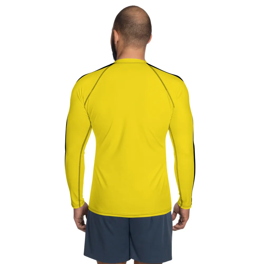 Iconic Tribute: Men's Bruce Lee Game of Death Inspired Rash Guard and Leggings Set