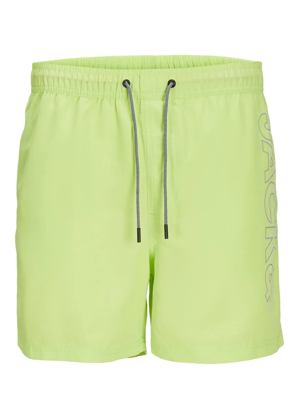 Jack & Jones Boys Green Double Logo Swim Shorts (8-16yrs)