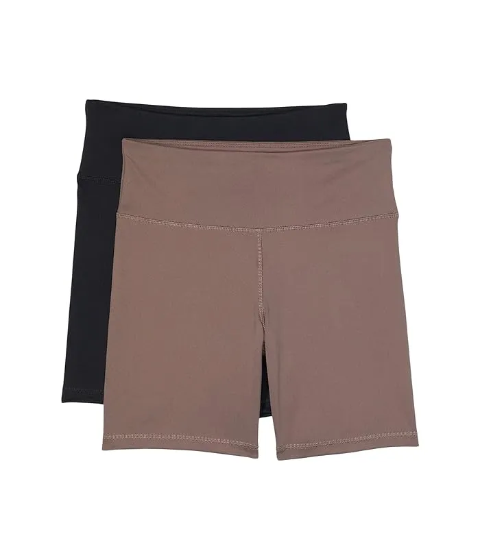 Jockey Active 2-Pack Performance High-Waist 7'' Bike Shorts Women's