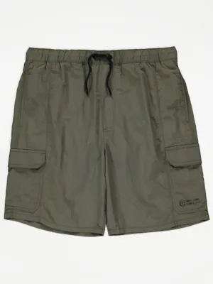 Khaki Cargo Swim Shorts | Men | George at ASDA
