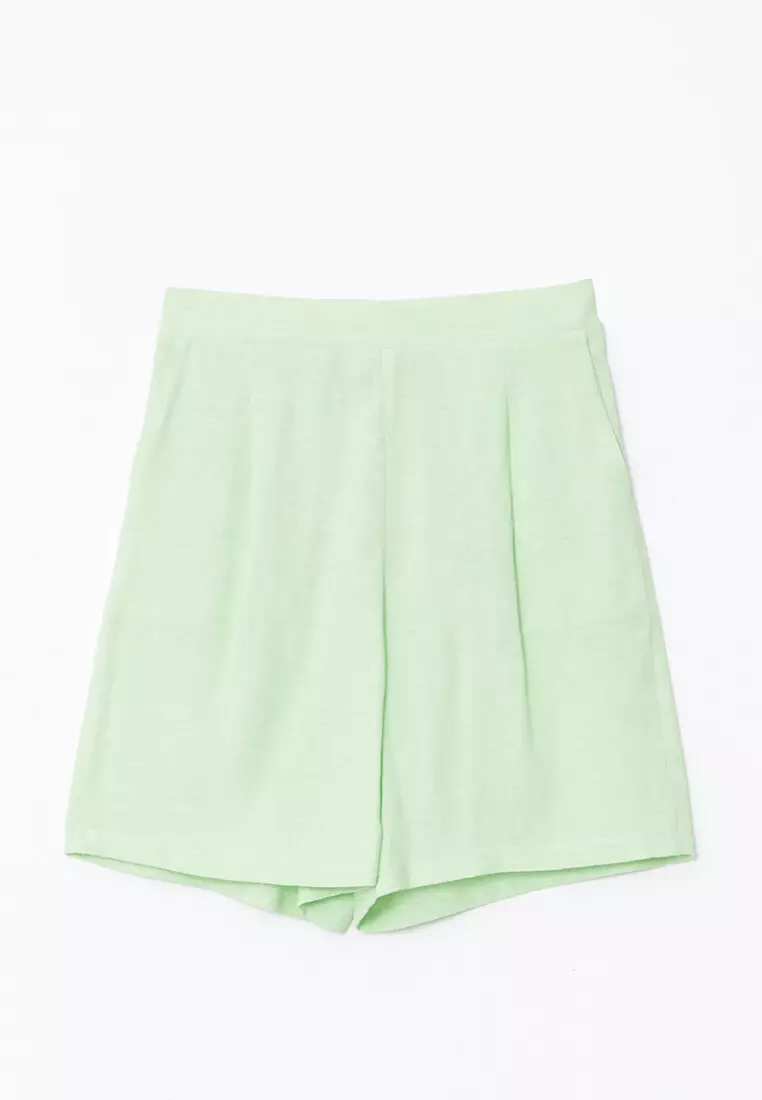 LC WAIKIKI Elastic Waist Comfortable Fit Plain Women's Shorts