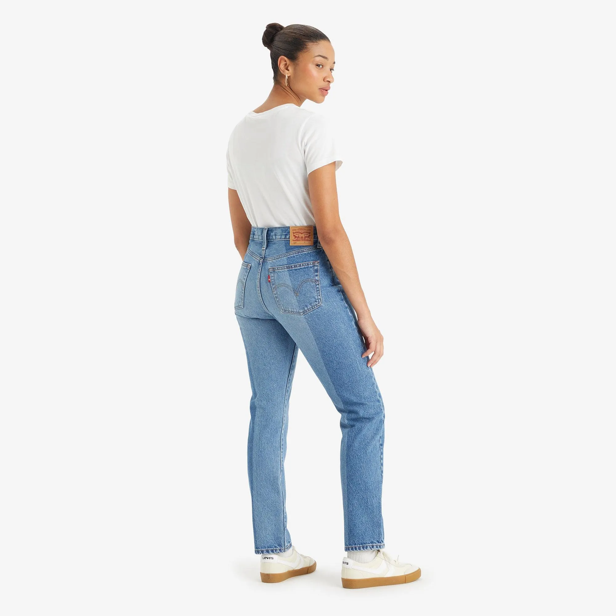 LEVI'S® WOMEN'S 501® ORIGINAL JEANS - MED INDIGO - FLAT FINISH