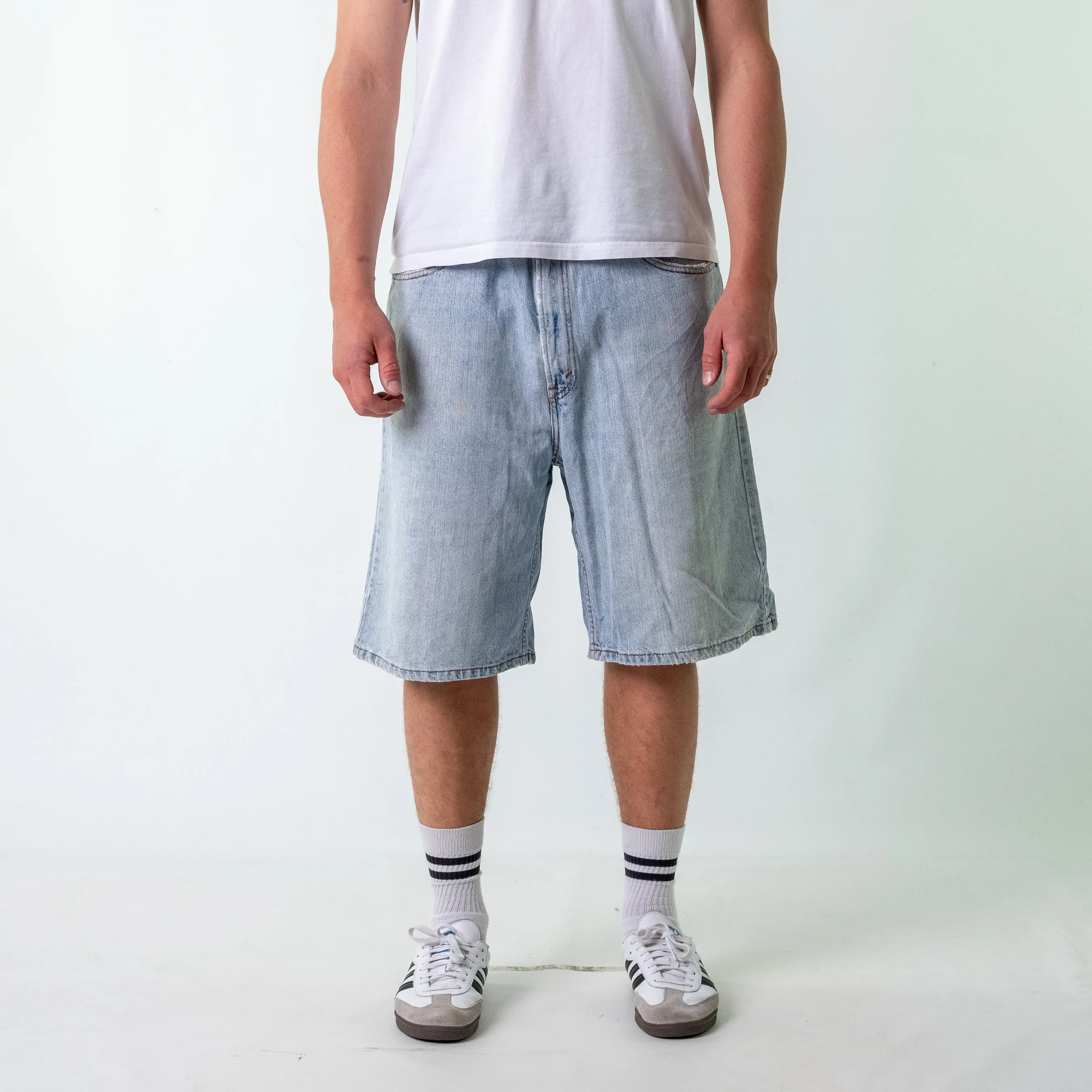 Light Blue 90s Levi's Denim Jorts Shorts (38)