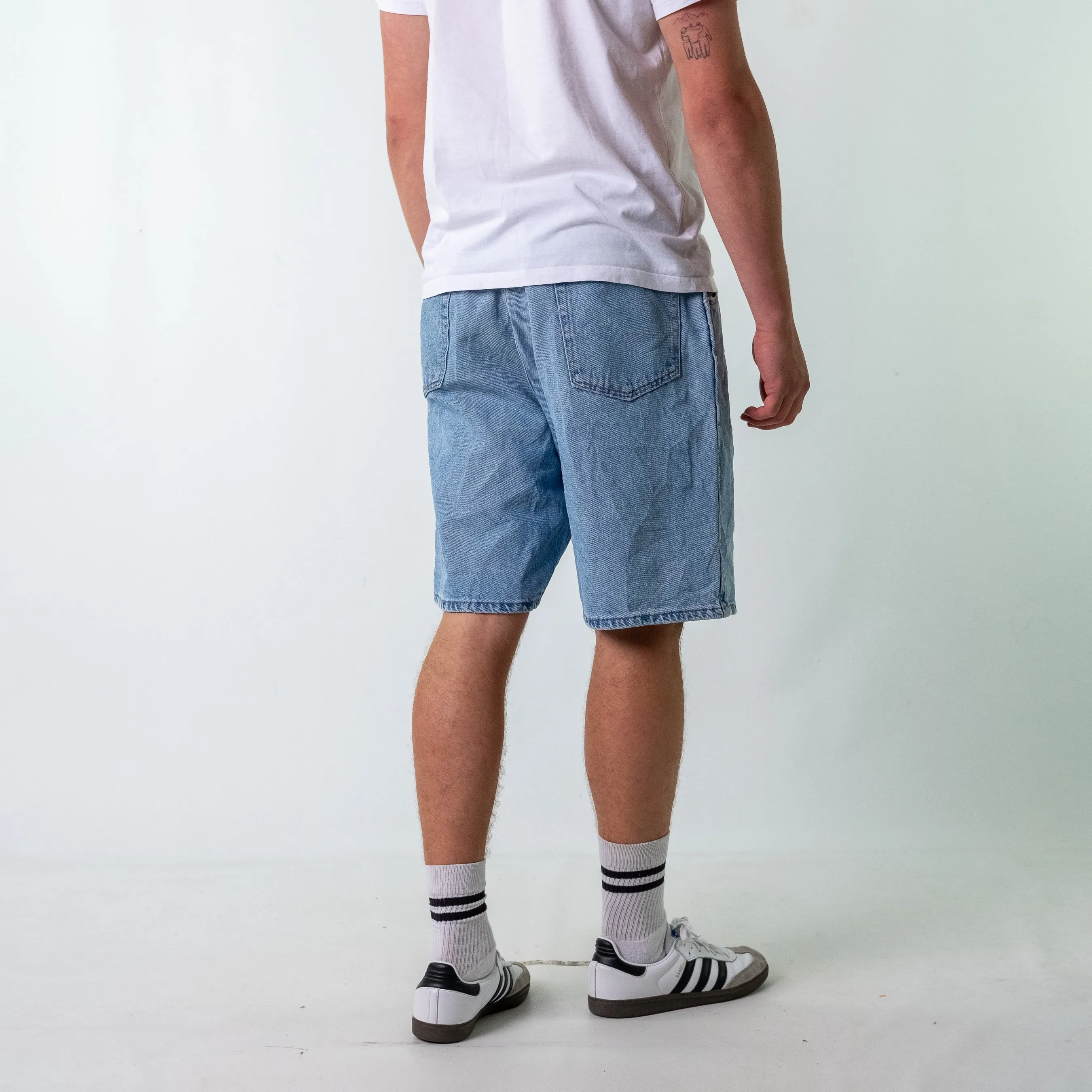 Light Blue 90s Wrangler Denim Jorts Shorts (36)