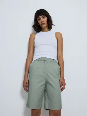Light Green Formal Chino Shorts | Women | George at ASDA