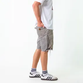Light Grey 90s Carhartt Canvas Carpenter Jorts Shorts (34)
