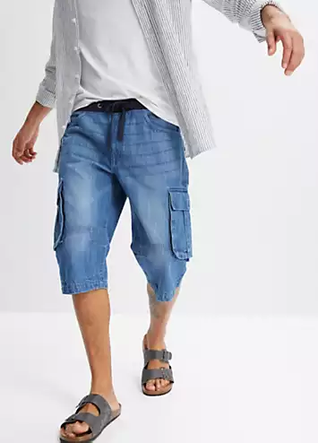 Long Denim Shorts by bonprix | Look Again