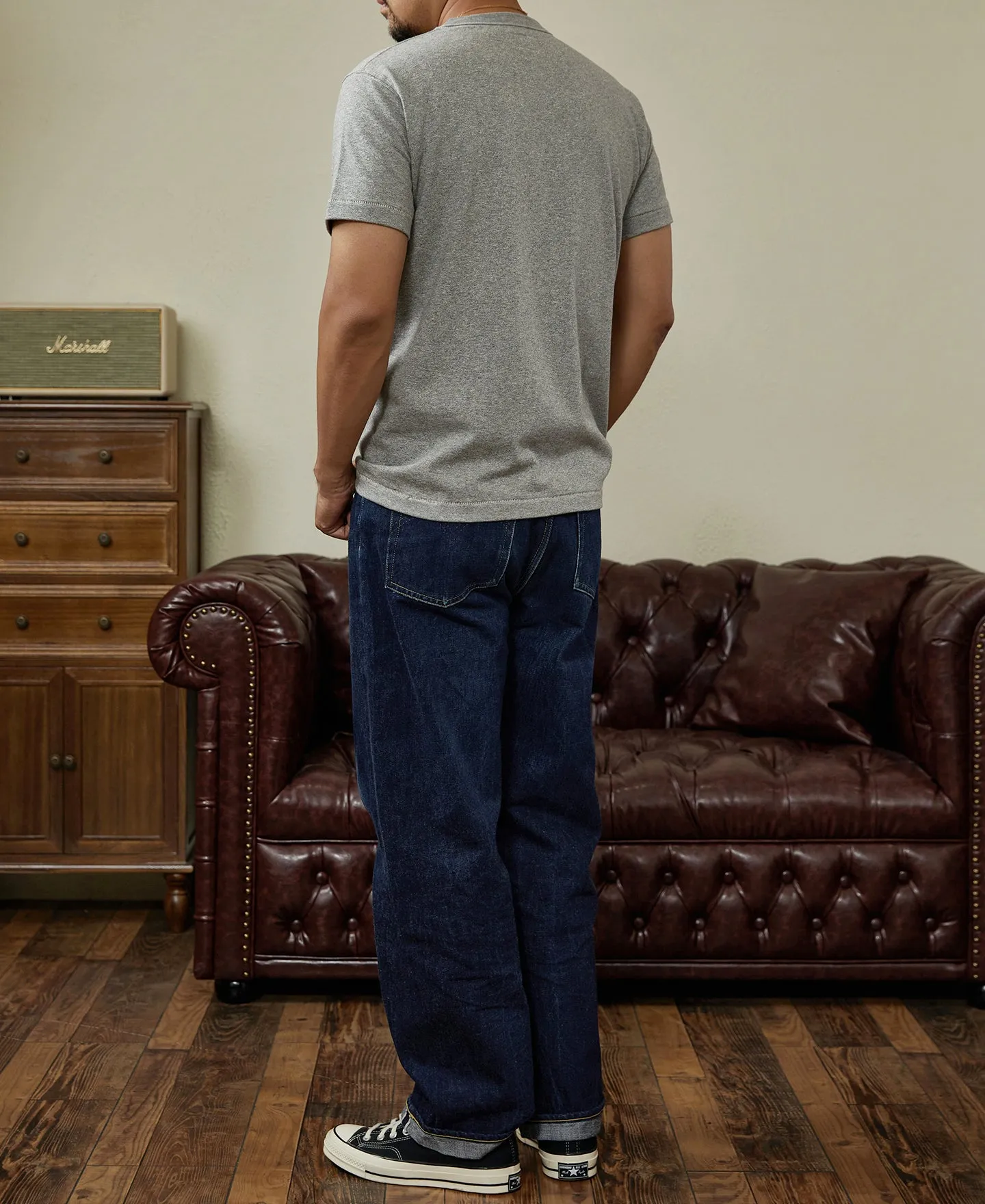 Loopwheel Tubular Athletic T-Shirt - Gray