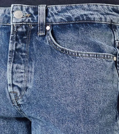 Lot de 3 Pantalons Jeans Homme Avi Cropped ou Edge Loose Fit Wide Only & SONS Bleu Moyen