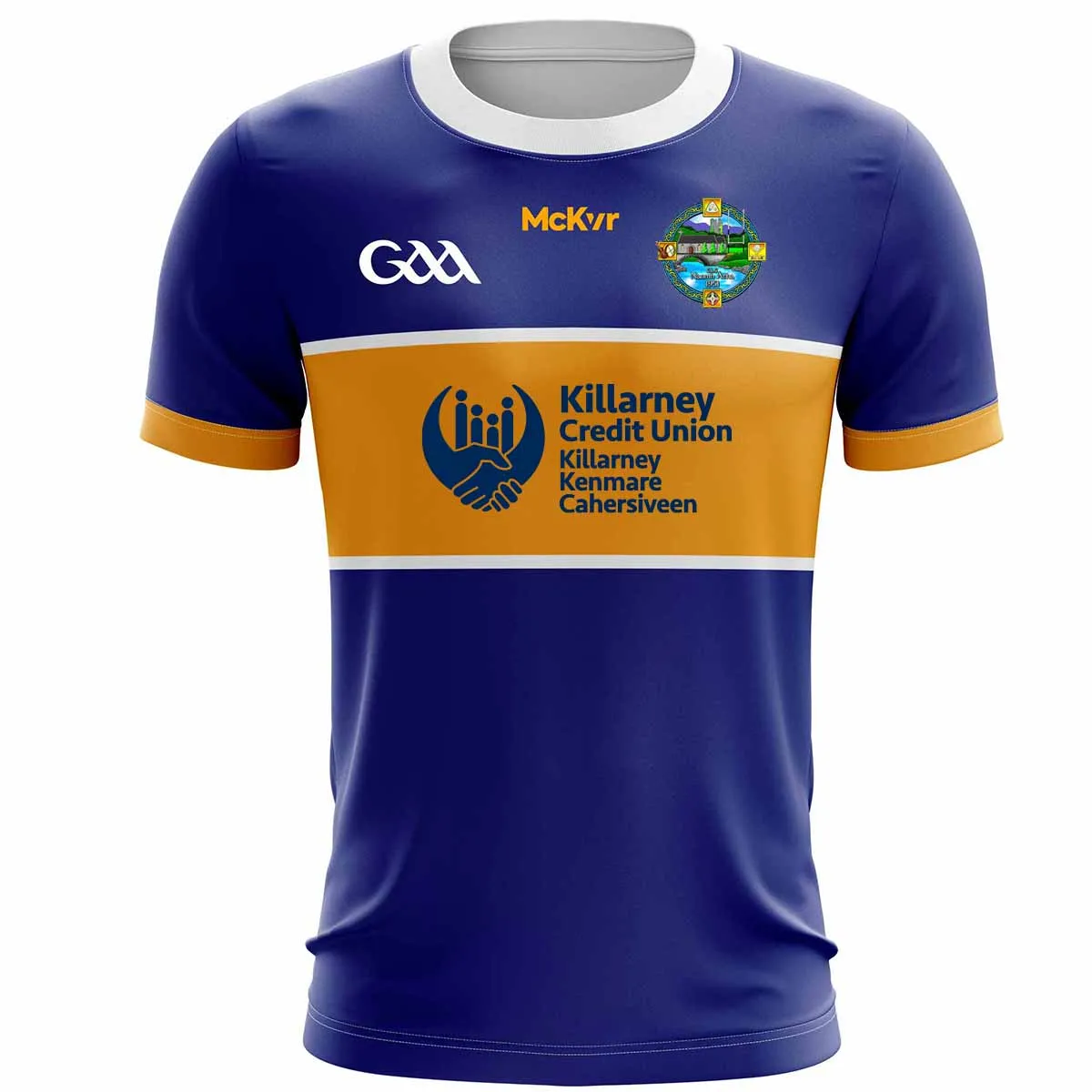 Mc Keever Glenflesk GAA Playing Jersey - Youth - Royal/Amber
