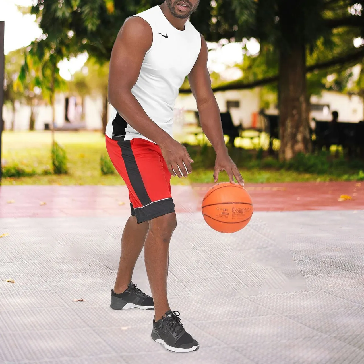Men's Breathable Athletic Shorts with Side Pockets (3-Pack)