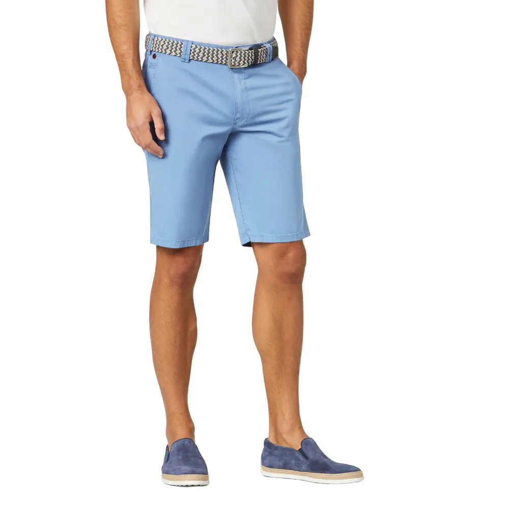Meyer B-Palma Light Blue Chino Shorts | Menswear Online