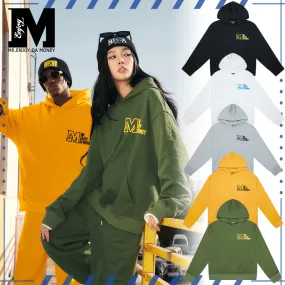 MR. ENJOY DA MONEY  |Unisex Street Style Oversized Logo Hoodies