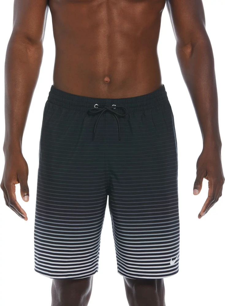 Nike Men's Swim Fade Stripe Breaker Volley Shorts 9