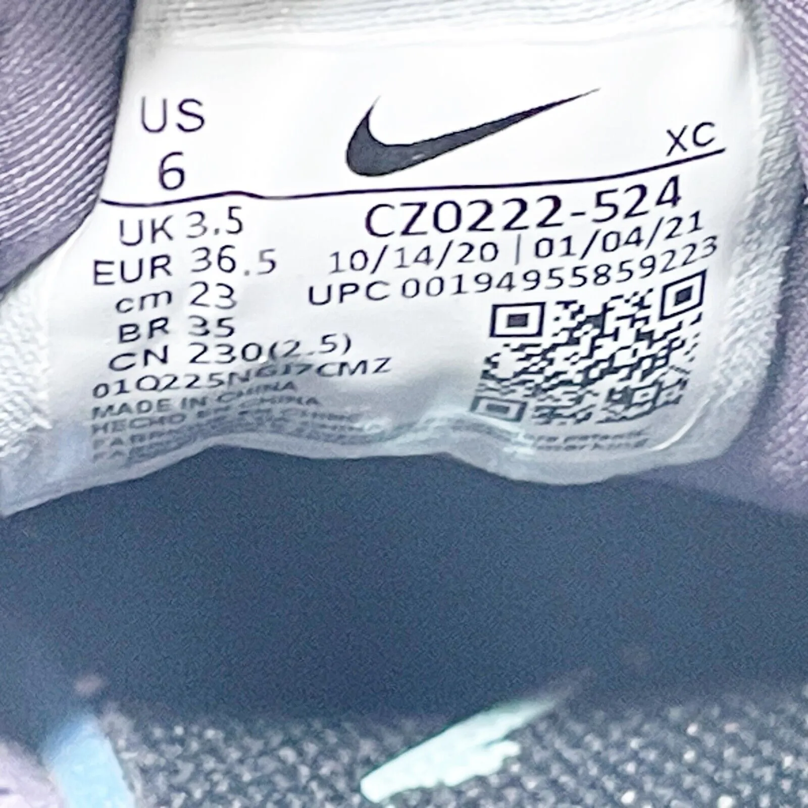 Nike Womens Air Zoom Vapor Pro HC CZ0222-524 Blue Running Shoes Sneakers Size 6