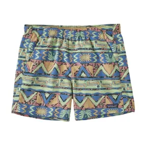 Patagonia Women's Baggies Shorts - 5- High Hopes Geo: Salamander Green