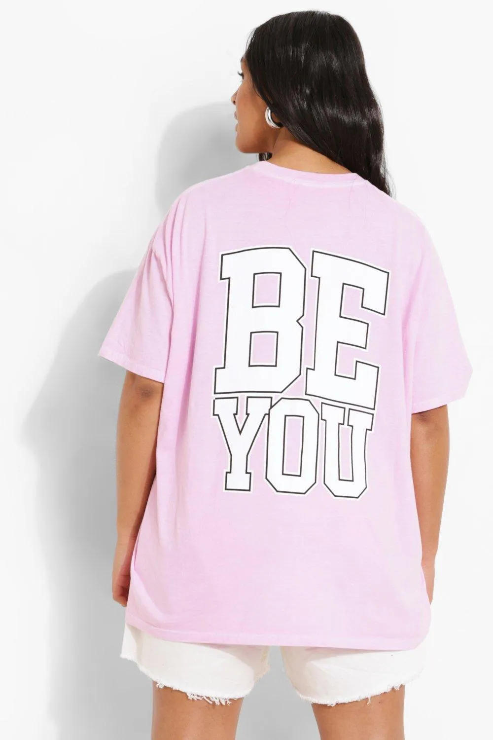 Plus Sweetie Graphic Oversize T Shirt