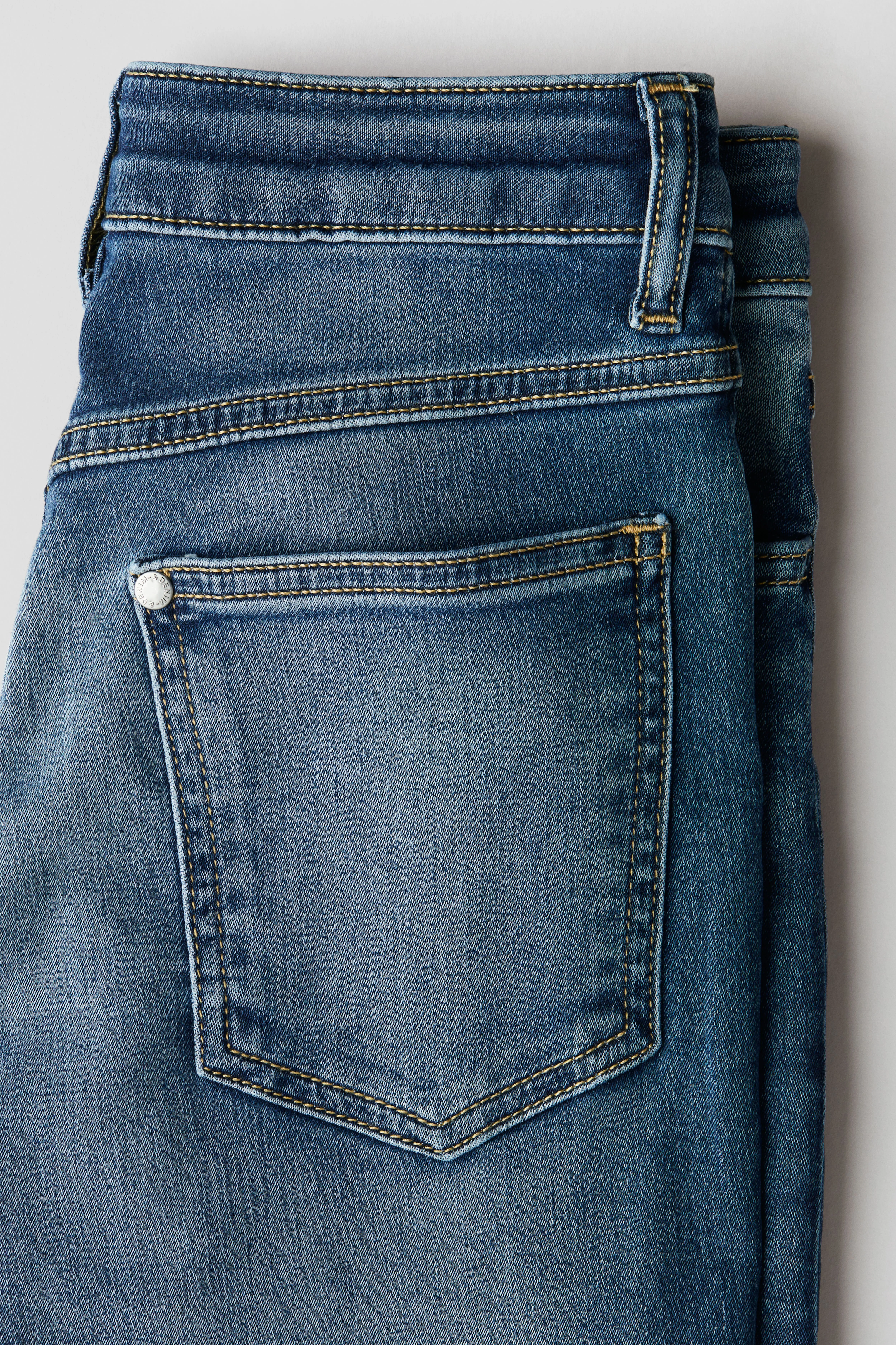 Relaxed Tapered Fit Jeans - Regular waist - Long - Dark denim blue - Kids | H&M GB