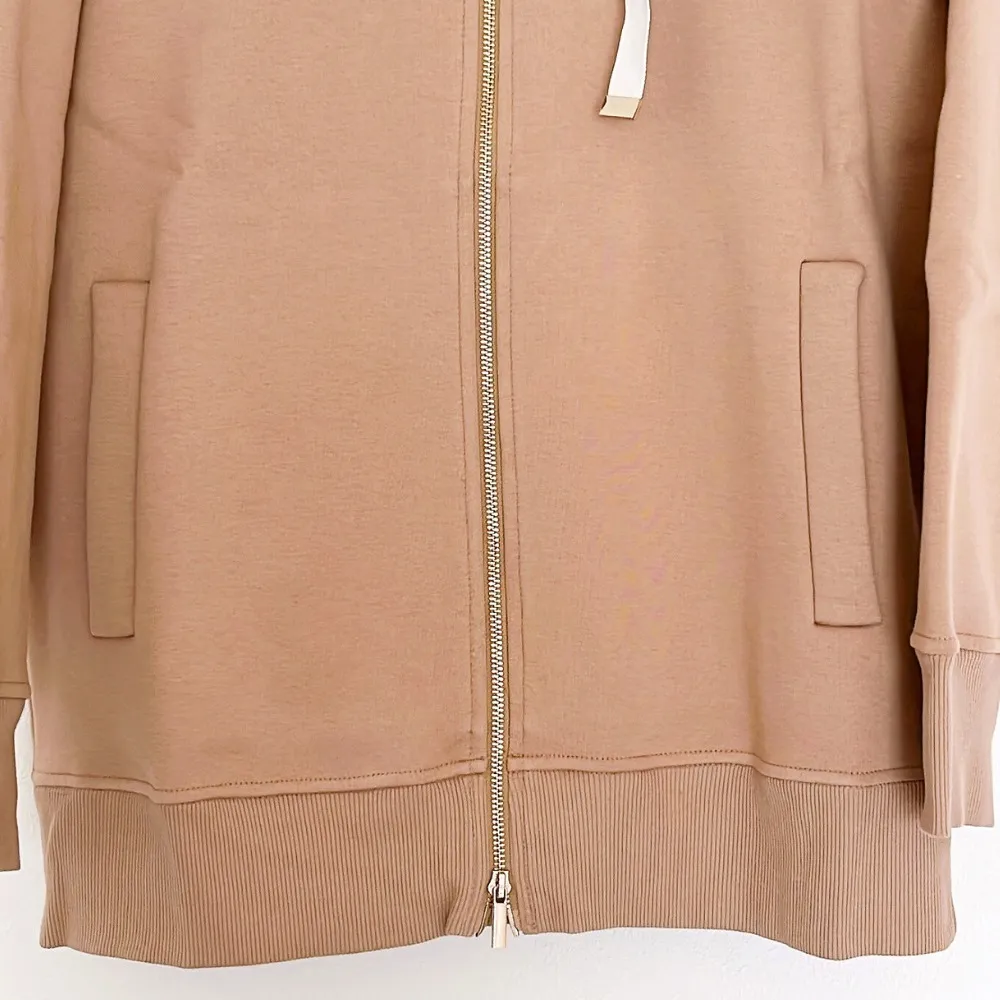 S Max Mara  |Sweat Long Sleeves Plain Logo Hoodies & Sweatshirts