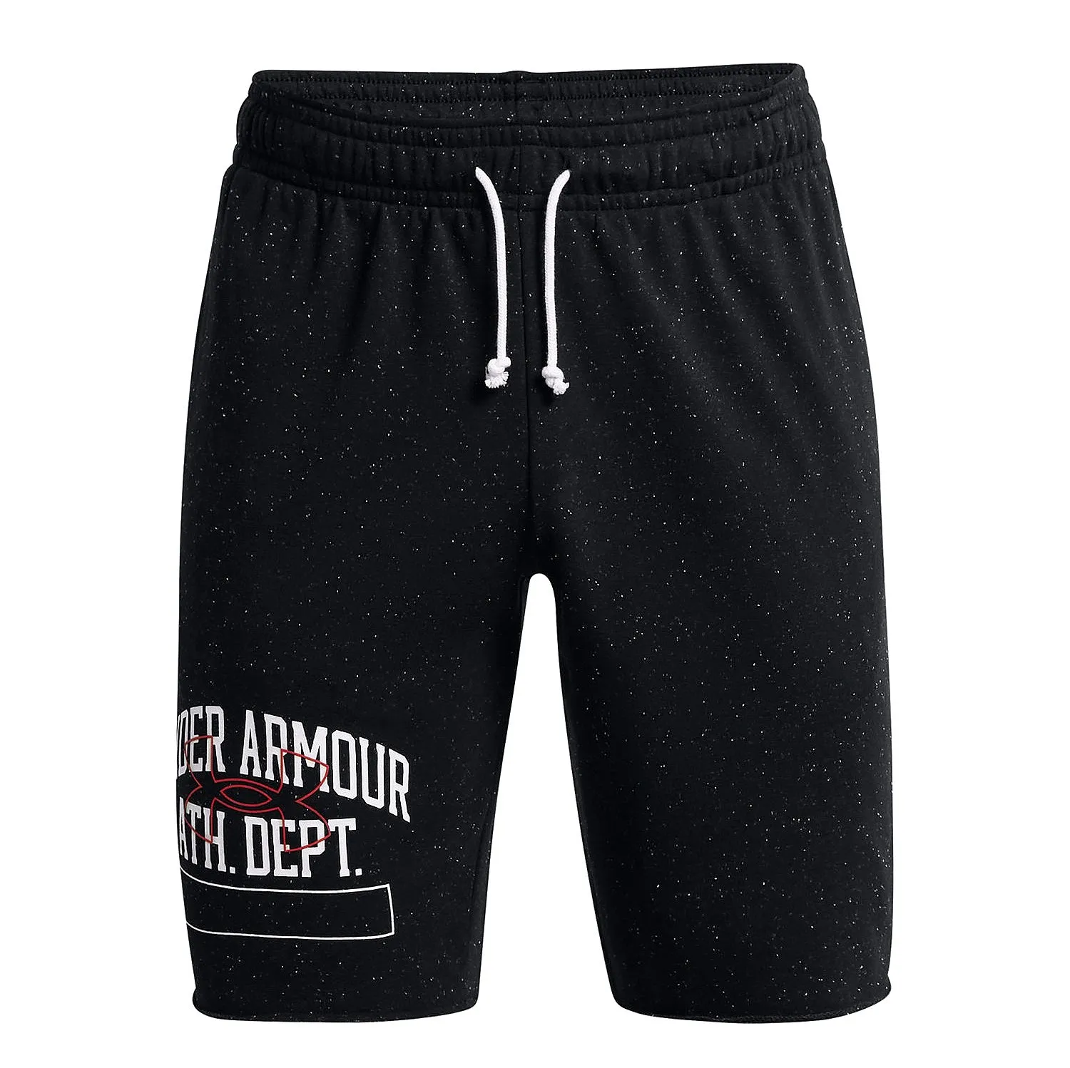shorts Under Armour Rival Terry Athletic Departament - 001/Black/Red - men´s