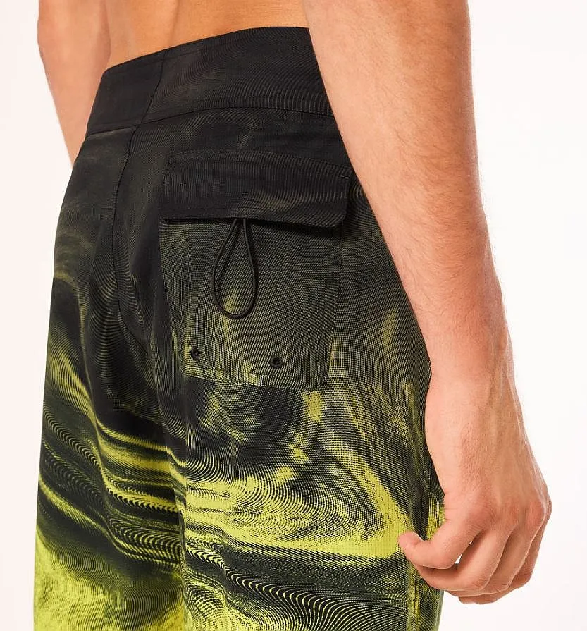 swimming shorts Oakley Cosmic Tides 18 - Gradient Swirl Black/Yellow - men´s