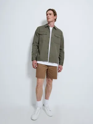 Tan Pull On Chino Shorts | Men | George at ASDA