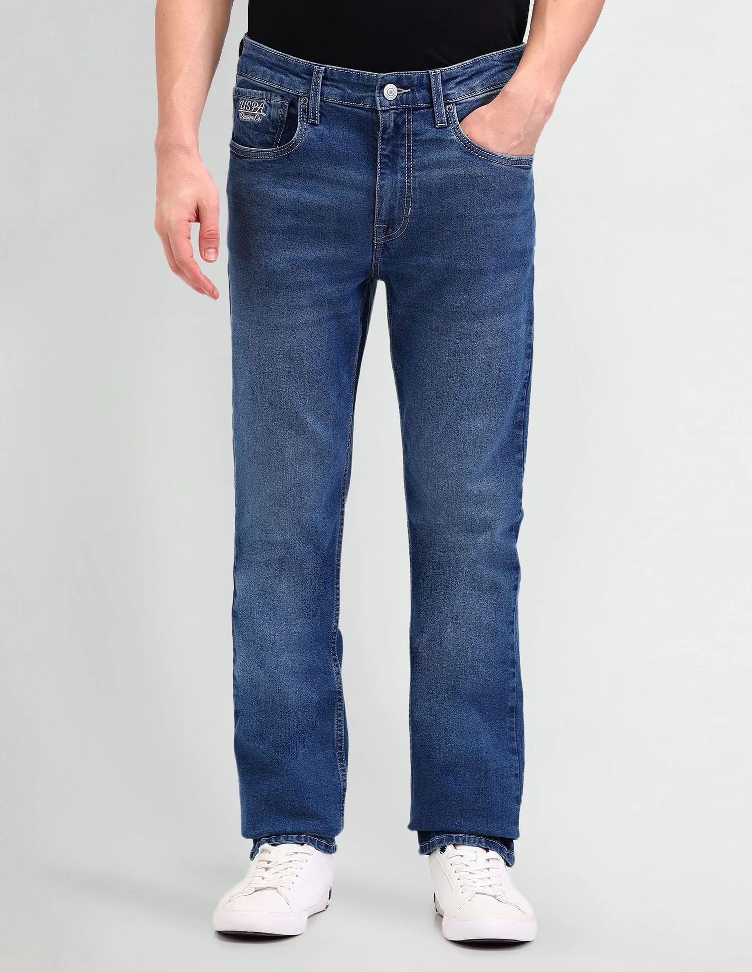 U.S. Polo Assn. Denim Co. Harold Slim Straight Fit Blue Jeans