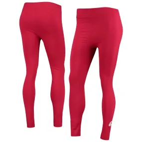 ZooZatz Washington State Cougars Women's Crimson Fleece-Lined Leggings